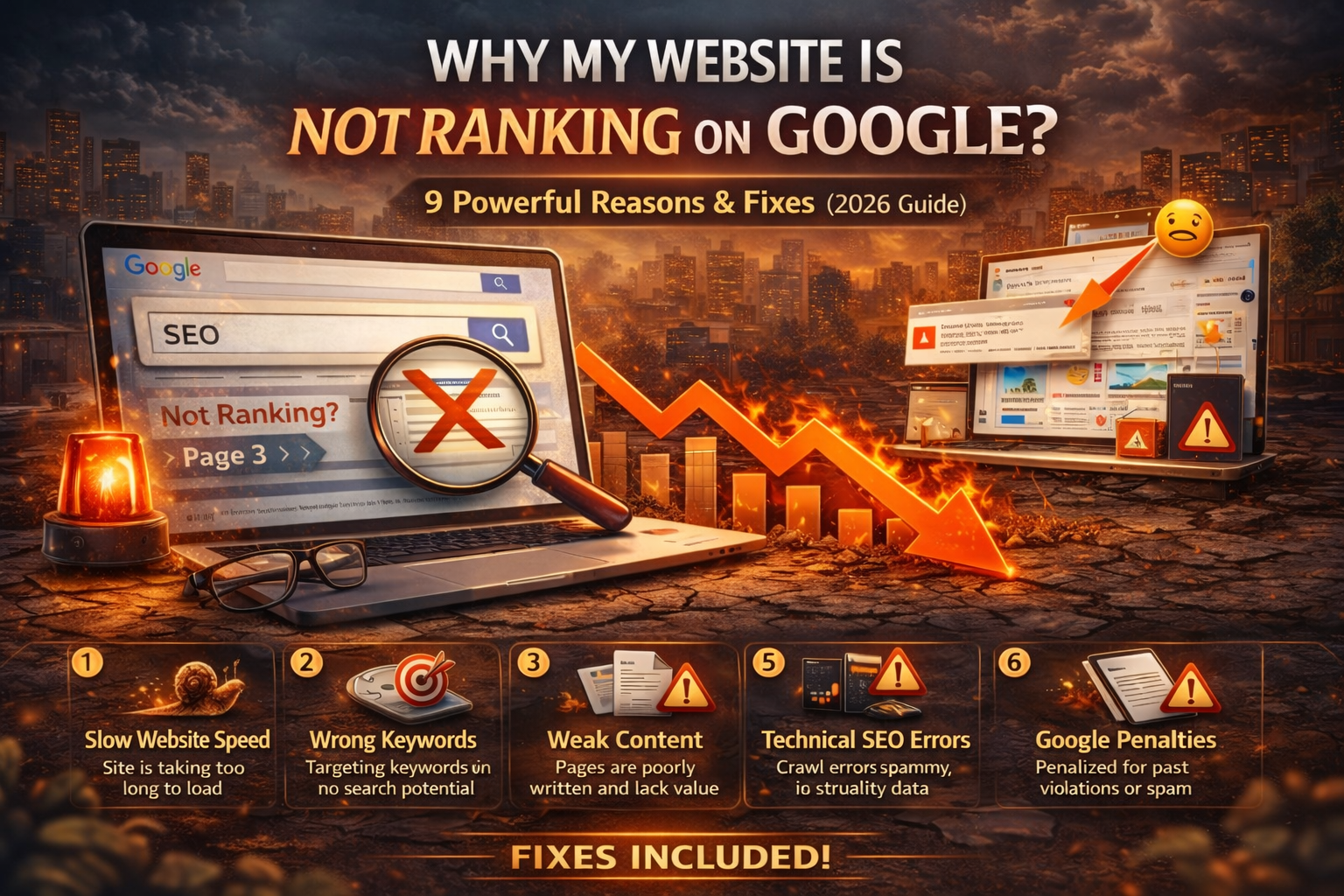 why My Website Is Not Ranking on Google